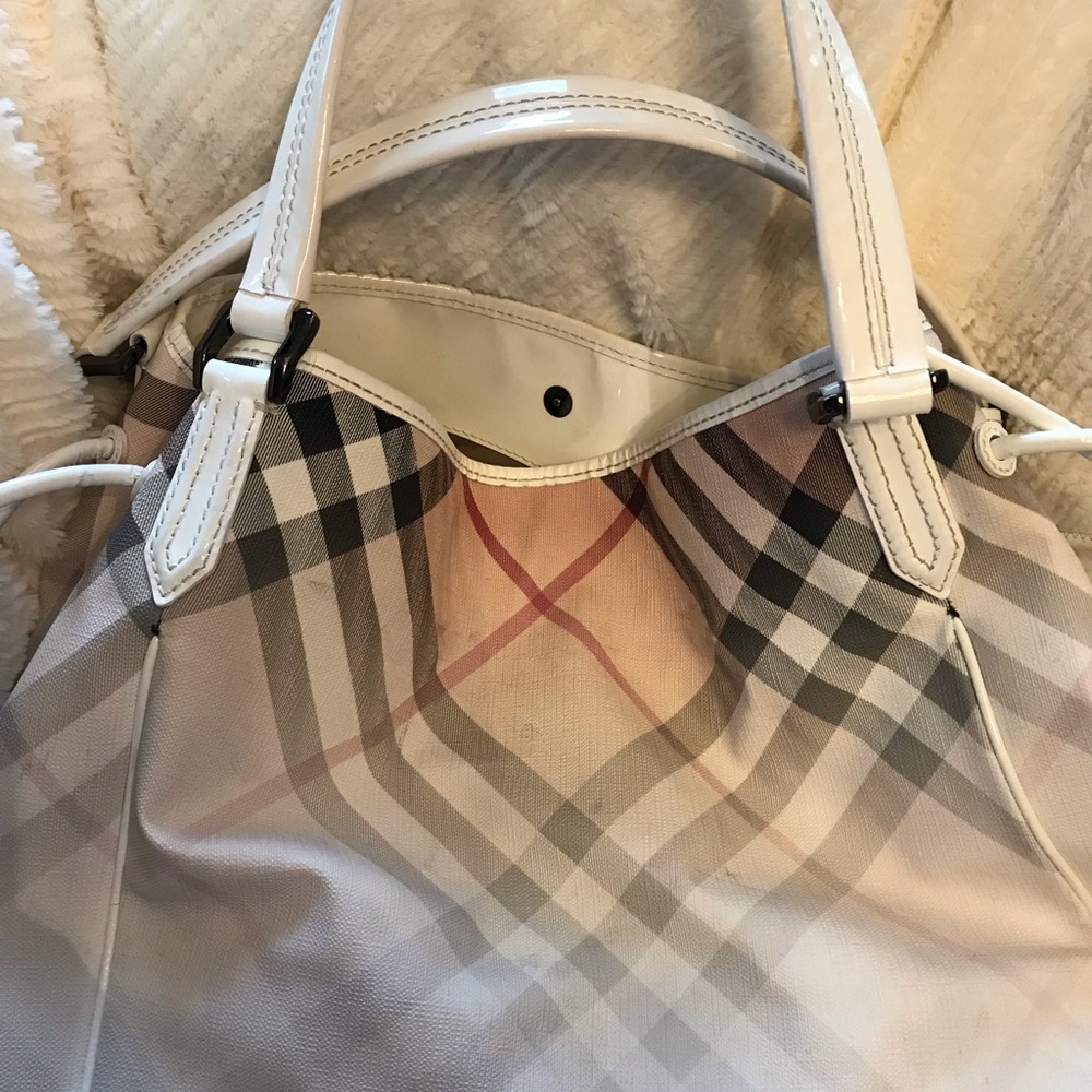 Burberry Nova Check Canvas Bag